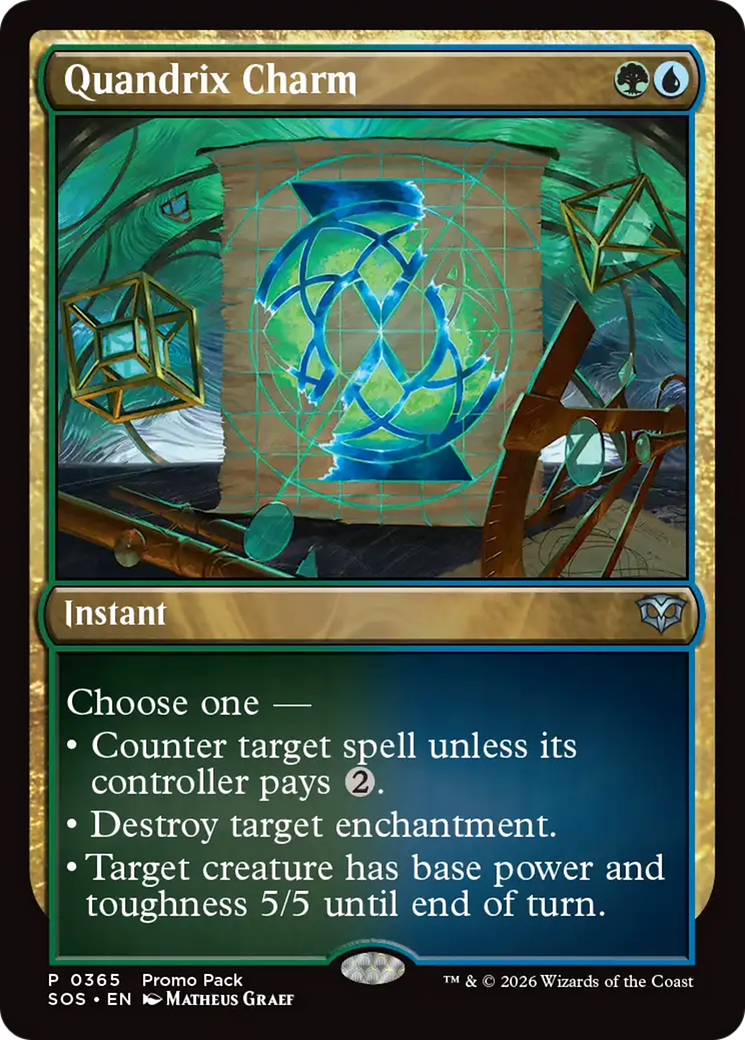 Quandrix Charm - Magic: The Gathering - MoxLand