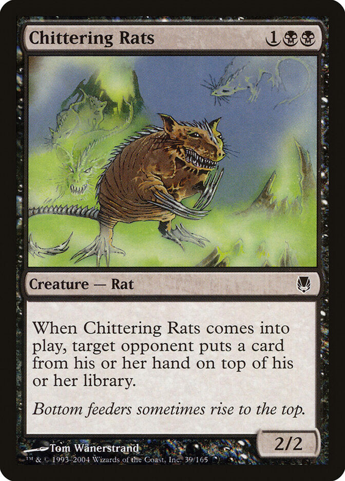 Ratos Chiadores / Chittering Rats - Magic: The Gathering - MoxLand