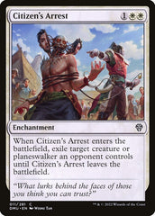 Prisão de Cidadão / Citizen's Arrest - Magic: The Gathering - MoxLand