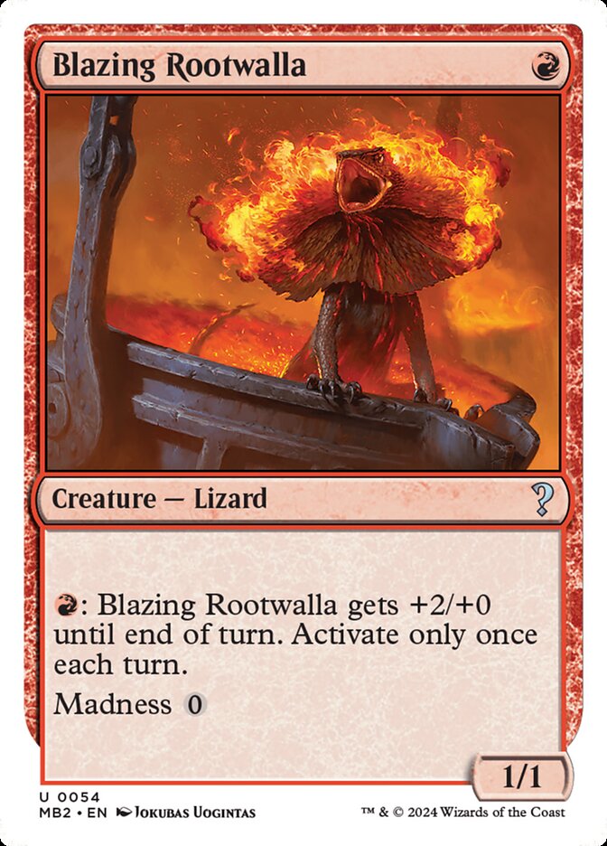 Rizowalla Inflamado / Blazing Rootwalla - Magic: The Gathering - MoxLand