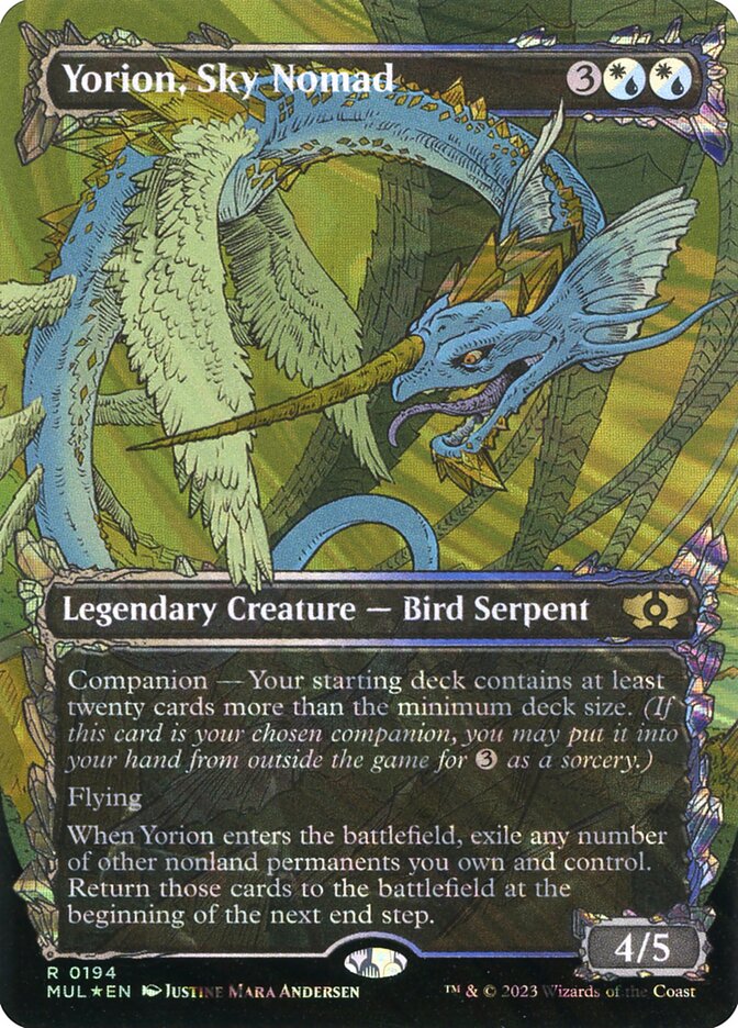 Yorion, Nômade Celeste / Yorion, Sky Nomad - Magic: The Gathering - MoxLand