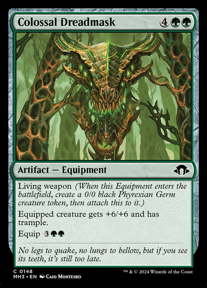 Máscara Sinistra Colossal / Colossal Dreadmask - Magic: The Gathering - MoxLand