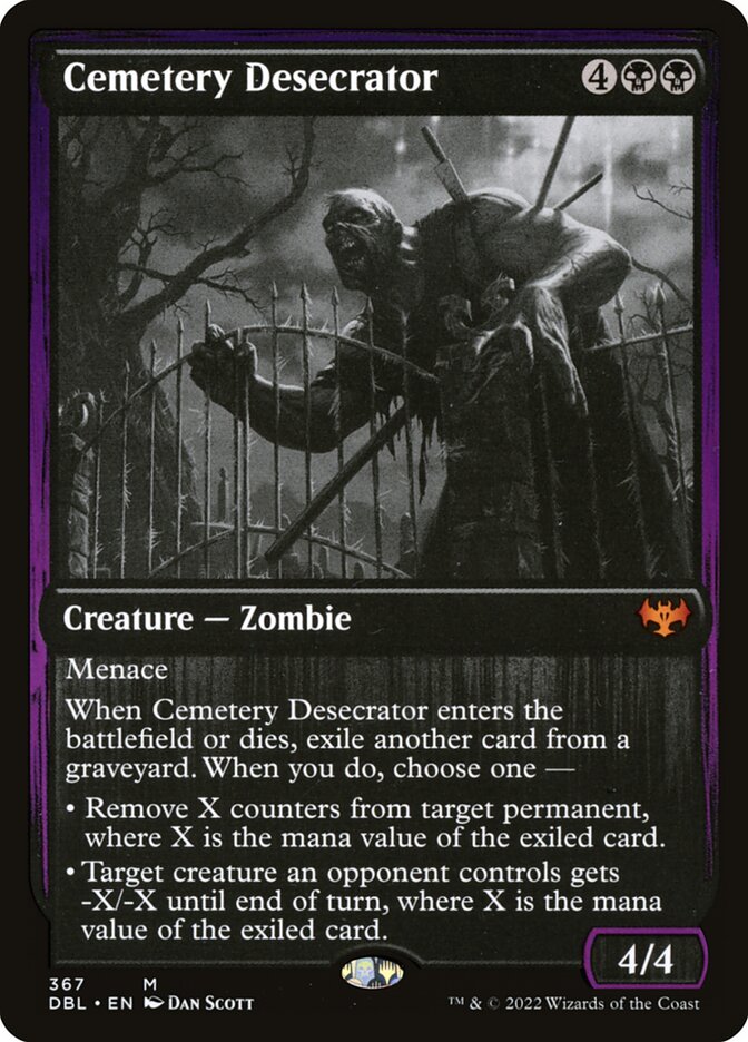 Profanador do Sepulcrário / Cemetery Desecrator - Magic: The Gathering - MoxLand