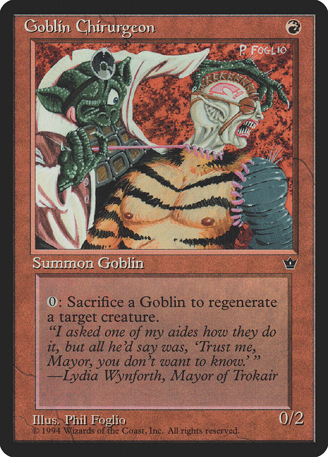 Goblin Chirurgeon / Goblin Chirurgeon - Magic: The Gathering - MoxLand