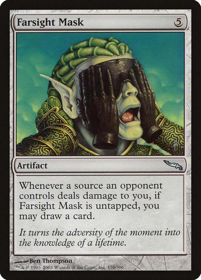 Máscara de Longevisão / Farsight Mask - Magic: The Gathering - MoxLand