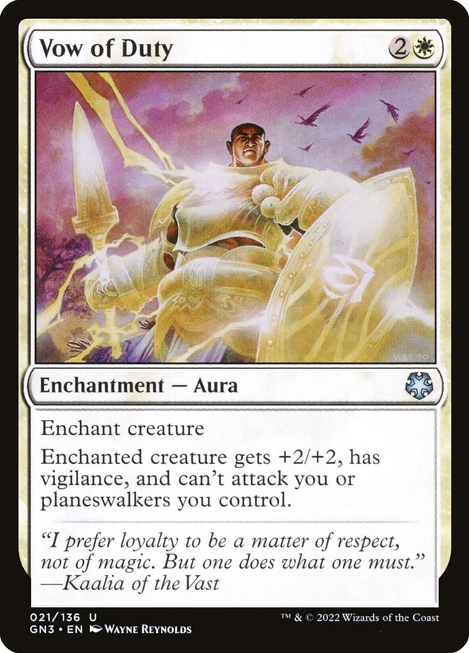 Voto do Dever / Vow of Duty - Magic: The Gathering - MoxLand