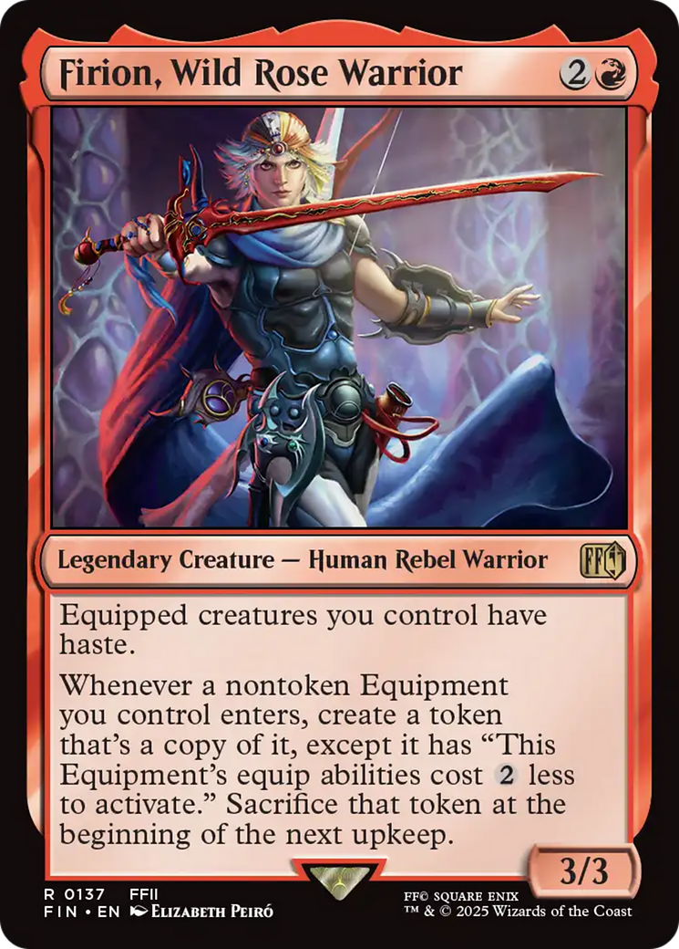 Firion, Guerreiro da Rosa Selvagem / Firion, Wild Rose Warrior - Magic: The Gathering - MoxLand