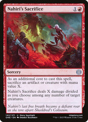 Sacrifício de Nahiri / Nahiri's Sacrifice - Magic: The Gathering - MoxLand