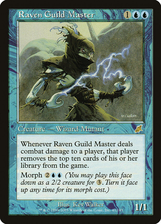 Mestre da Guilda do Corvo / Raven Guild Master - Magic: The Gathering - MoxLand