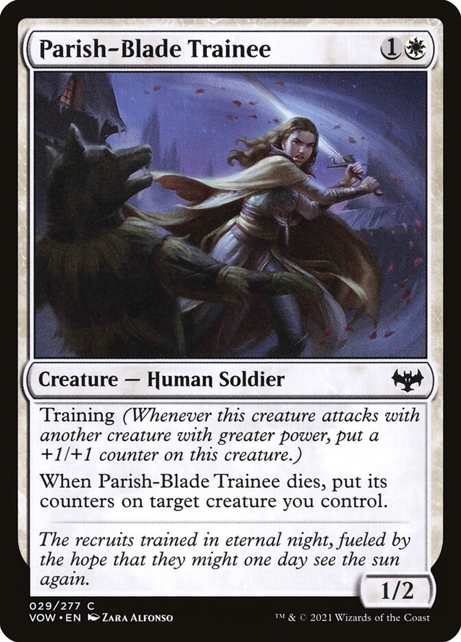 Recruta Lâmina Paroquial / Parish-Blade Trainee - Magic: The Gathering - MoxLand