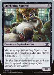 Snickering Squirrel / Snickering Squirrel - Magic: The Gathering - MoxLand