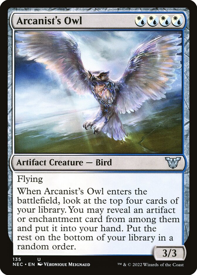 Coruja do Arcanista / Arcanist's Owl - Magic: The Gathering - MoxLand