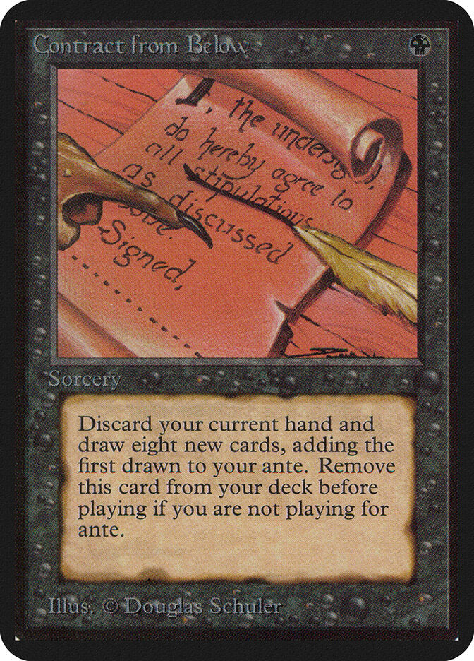 Contract from Below - Magic: The Gathering - MoxLand