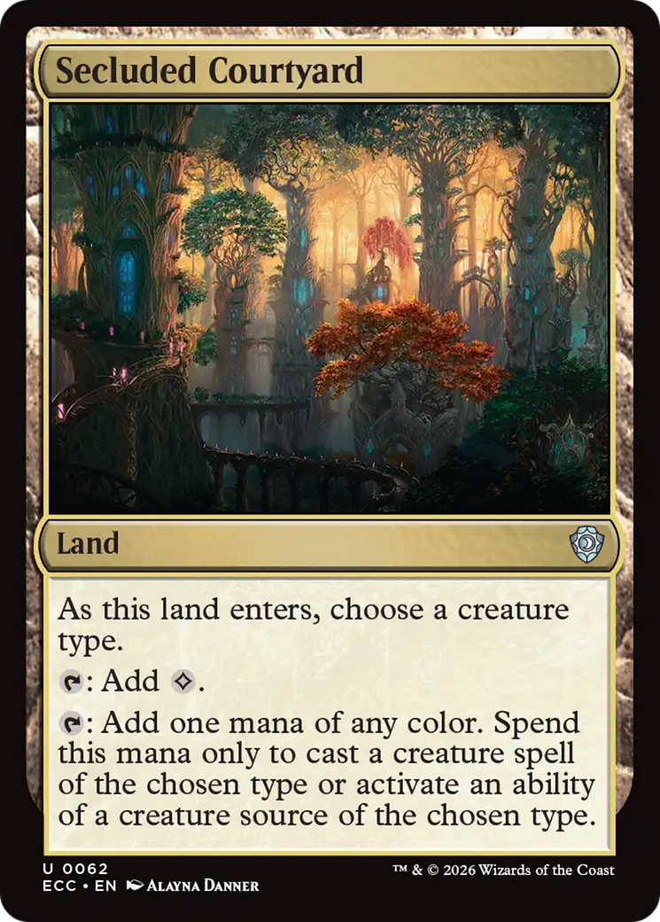 Pátio Reservado / Secluded Courtyard - Magic: The Gathering - MoxLand