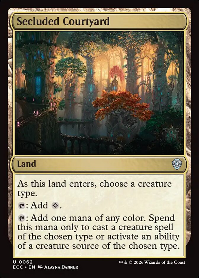 Pátio Reservado / Secluded Courtyard - Magic: The Gathering - MoxLand