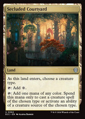 Pátio Reservado / Secluded Courtyard - Magic: The Gathering - MoxLand