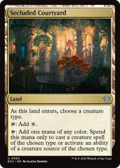 Pátio Reservado / Secluded Courtyard - Magic: The Gathering - MoxLand