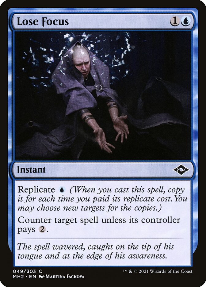 Perder o Foco / Lose Focus - Magic: The Gathering - MoxLand