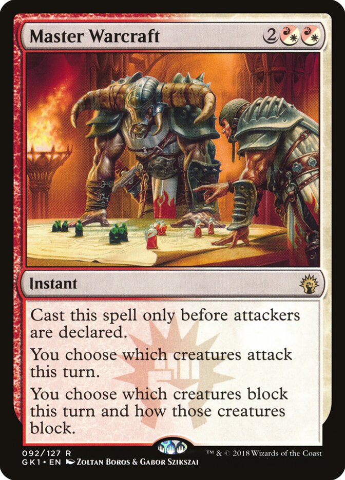 Plano de Guerra Magistral / Master Warcraft - Magic: The Gathering - MoxLand