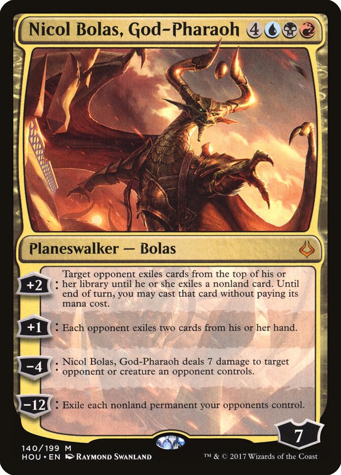 Nicol Bolas, Faraó-Deus / Nicol Bolas, God-Pharaoh - Magic: The Gathering - MoxLand