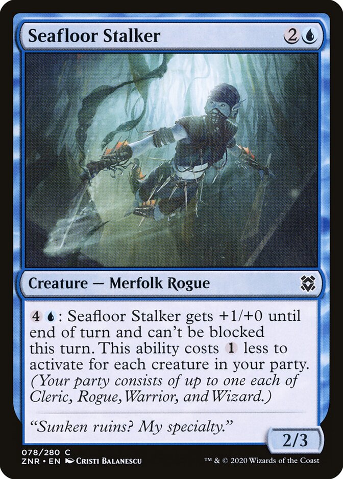 Espreitadora do Fundo do Mar / Seafloor Stalker - Magic: The Gathering - MoxLand