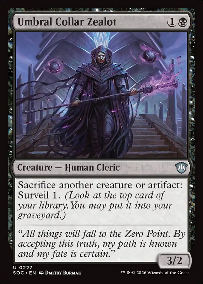 Umbral Collar Zealot / Umbral Collar Zealot - Magic: The Gathering - MoxLand