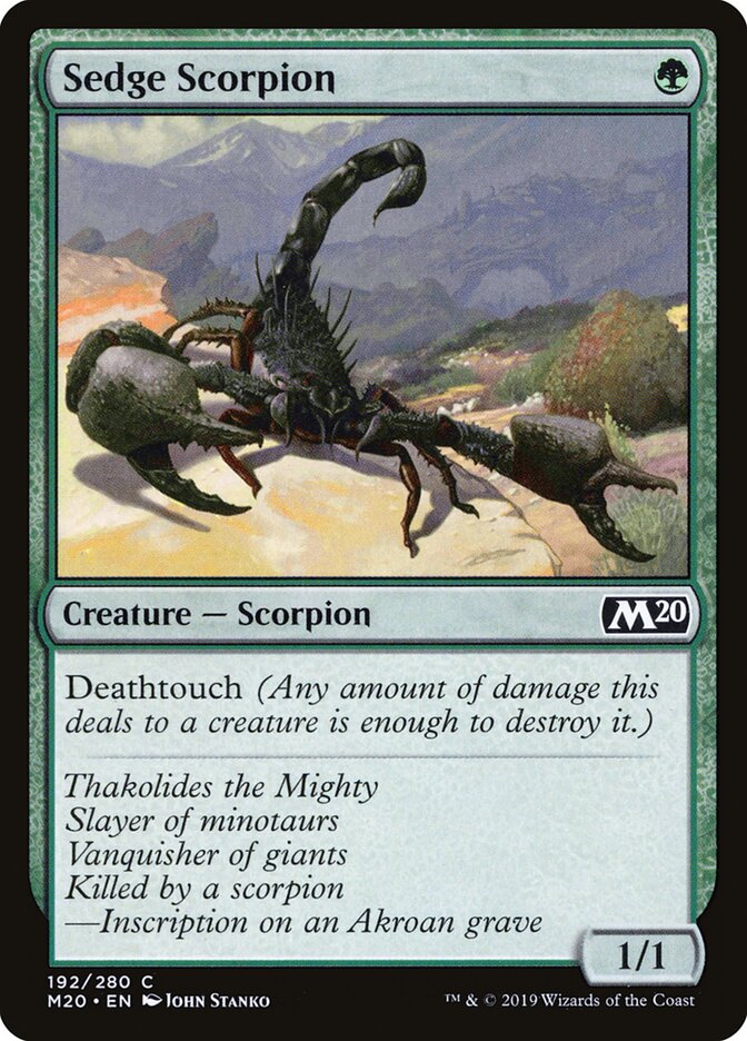 Escorpião de Grama / Sedge Scorpion - Magic: The Gathering - MoxLand
