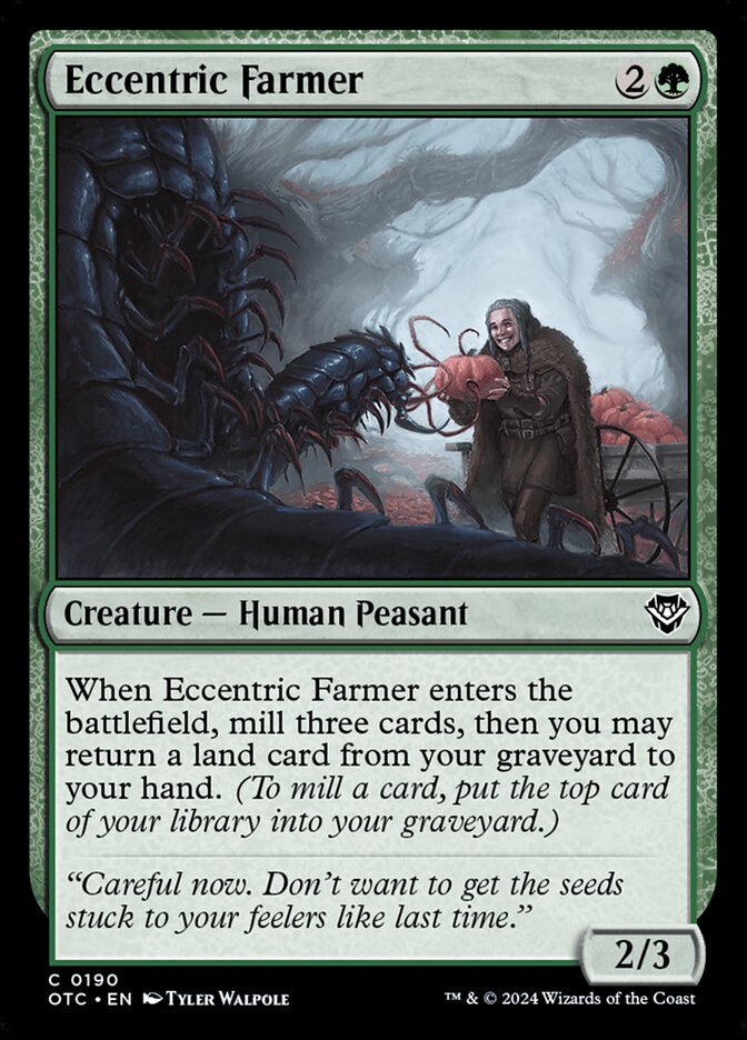 Fazendeira Excêntrica / Eccentric Farmer - Magic: The Gathering - MoxLand