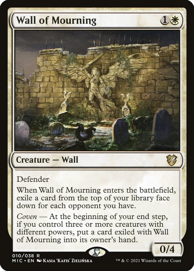 Muro do Luto / Wall of Mourning - Magic: The Gathering - MoxLand