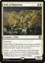 Muro do Luto / Wall of Mourning - Magic: The Gathering - MoxLand