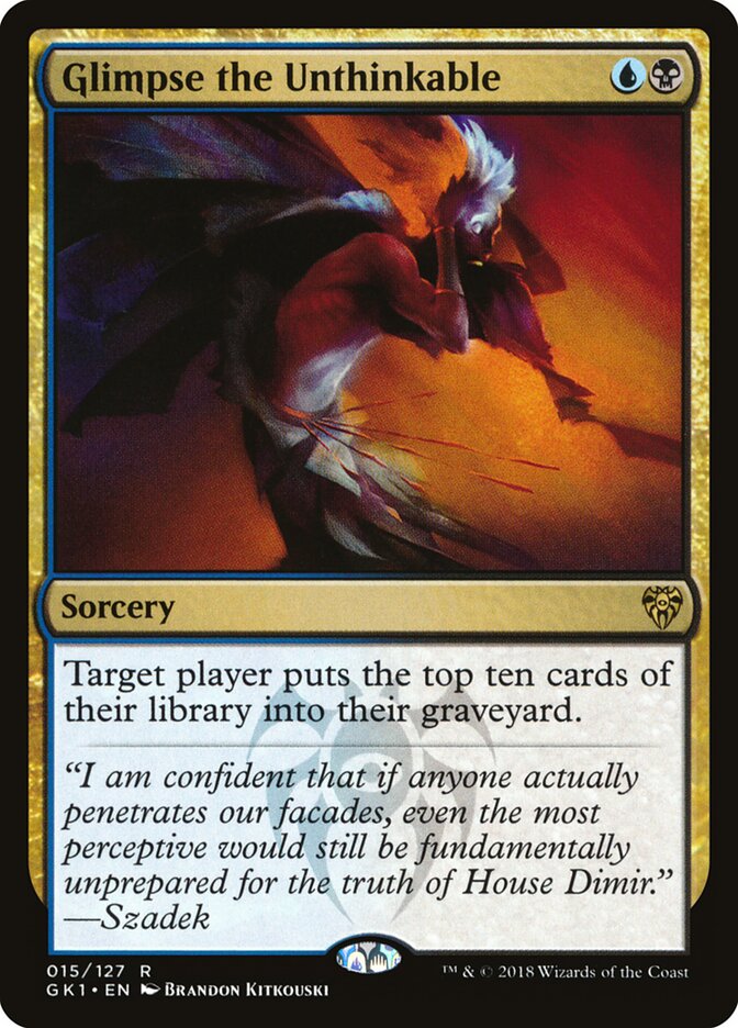 Vislumbre do Inimaginável / Glimpse the Unthinkable - Magic: The Gathering - MoxLand