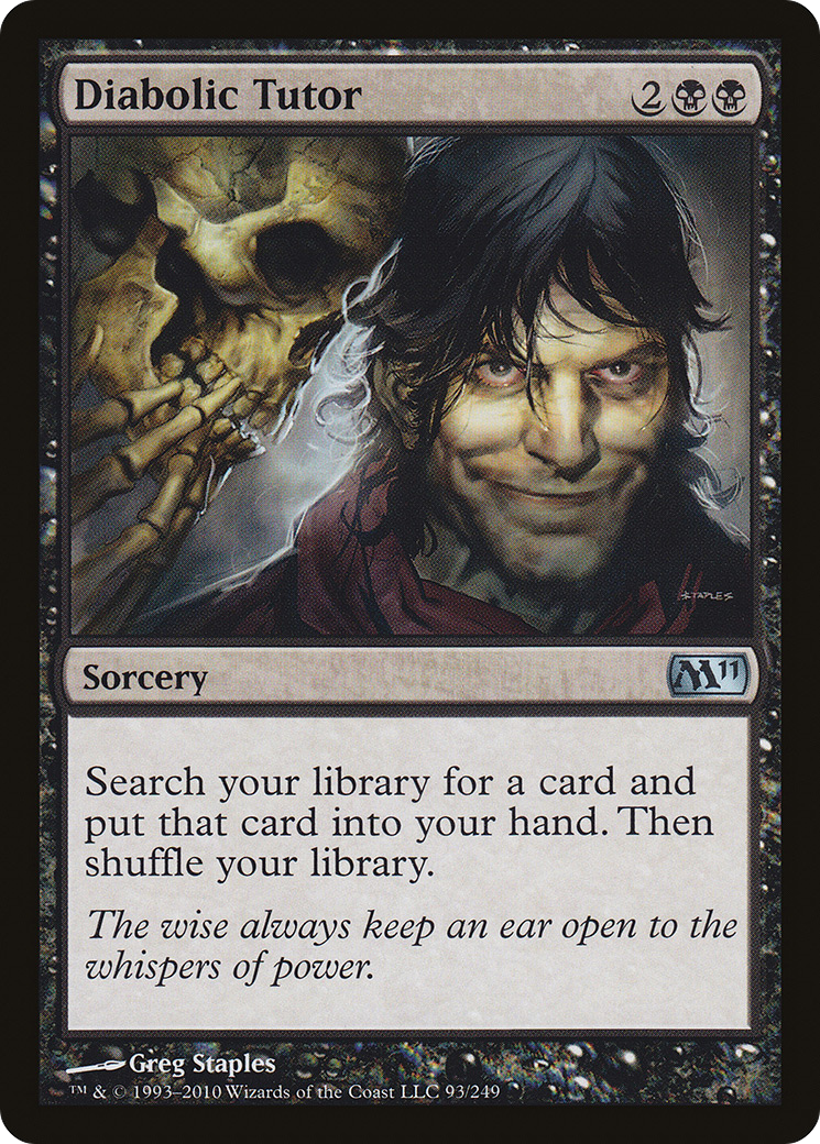 Tutor Diabólico / Diabolic Tutor - Magic: The Gathering - MoxLand