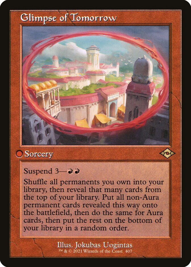 Vislumbre do Amanhã / Glimpse of Tomorrow - Magic: The Gathering - MoxLand