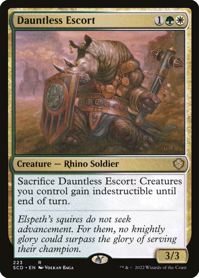 Acompanhante Destemido / Dauntless Escort - Magic: The Gathering - MoxLand