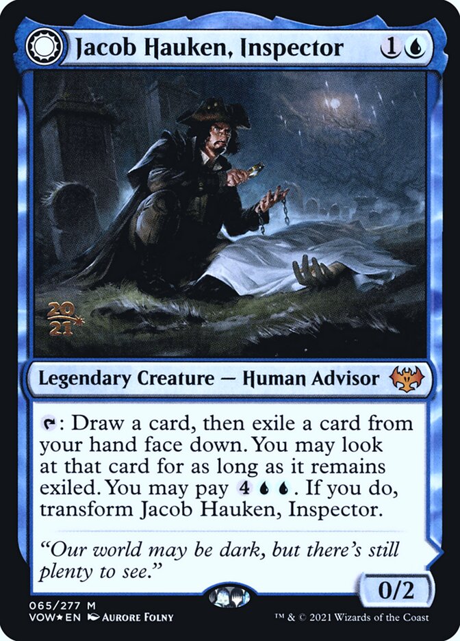 Jacob Hauken, Inspetor / Jacob Hauken, Inspector - Magic: The Gathering - MoxLand