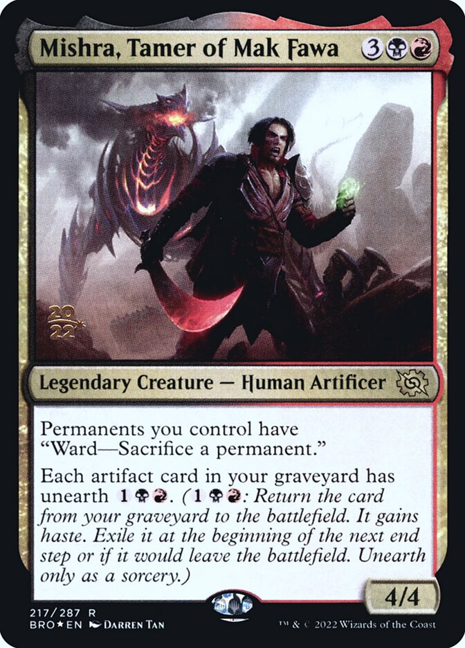 Mishra, Domador de Mak Fawa / Mishra, Tamer of Mak Fawa - Magic: The Gathering - MoxLand