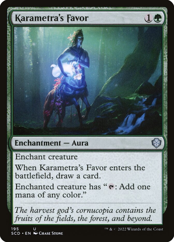 Proteção de Carametra / Karametra's Favor - Magic: The Gathering - MoxLand