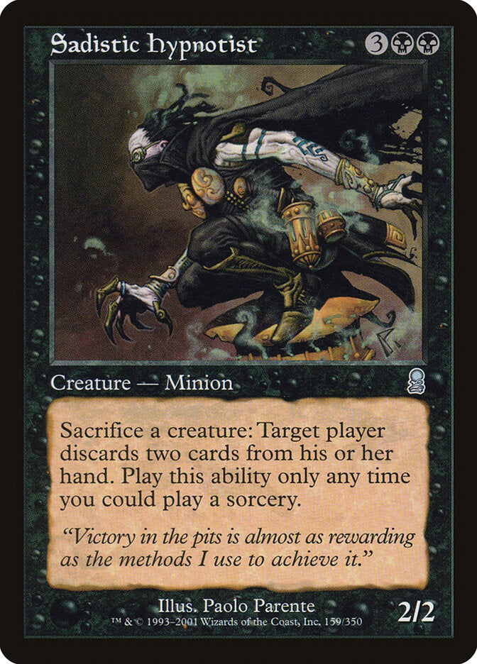 Hipnotizador Sádico / Sadistic Hypnotist - Magic: The Gathering - MoxLand