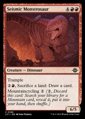Monstrossauro Sísmico / Seismic Monstrosaur - Magic: The Gathering - MoxLand