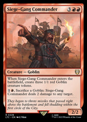Comandante do Grupo de Cerco / Siege-Gang Commander - Magic: The Gathering - MoxLand