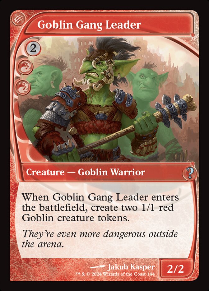 Líder de Gangue Goblin / Goblin Gang Leader - Magic: The Gathering - MoxLand