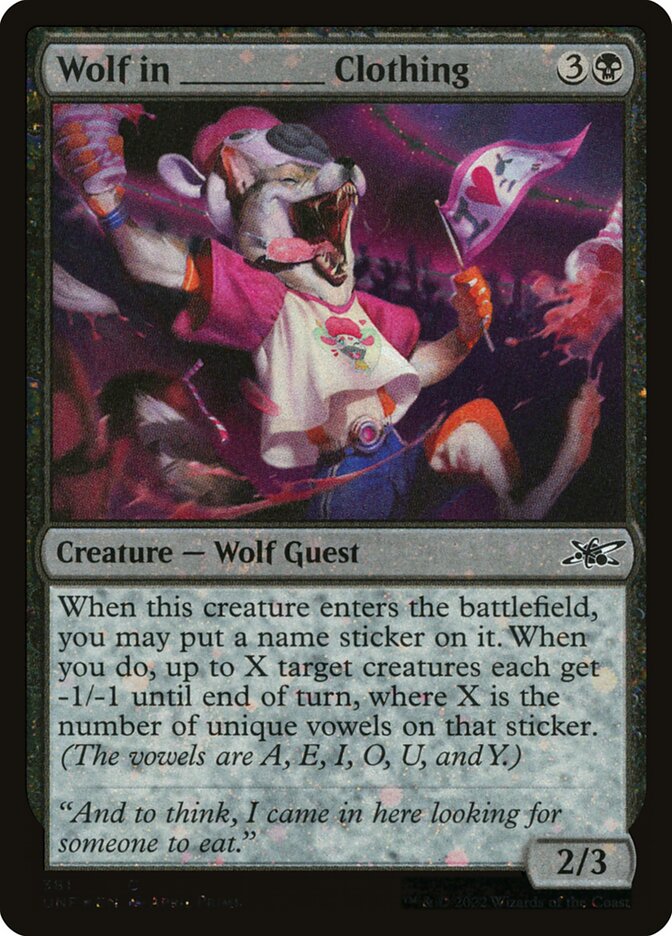 Wolf in _____ Clothing - Magic: The Gathering - MoxLand