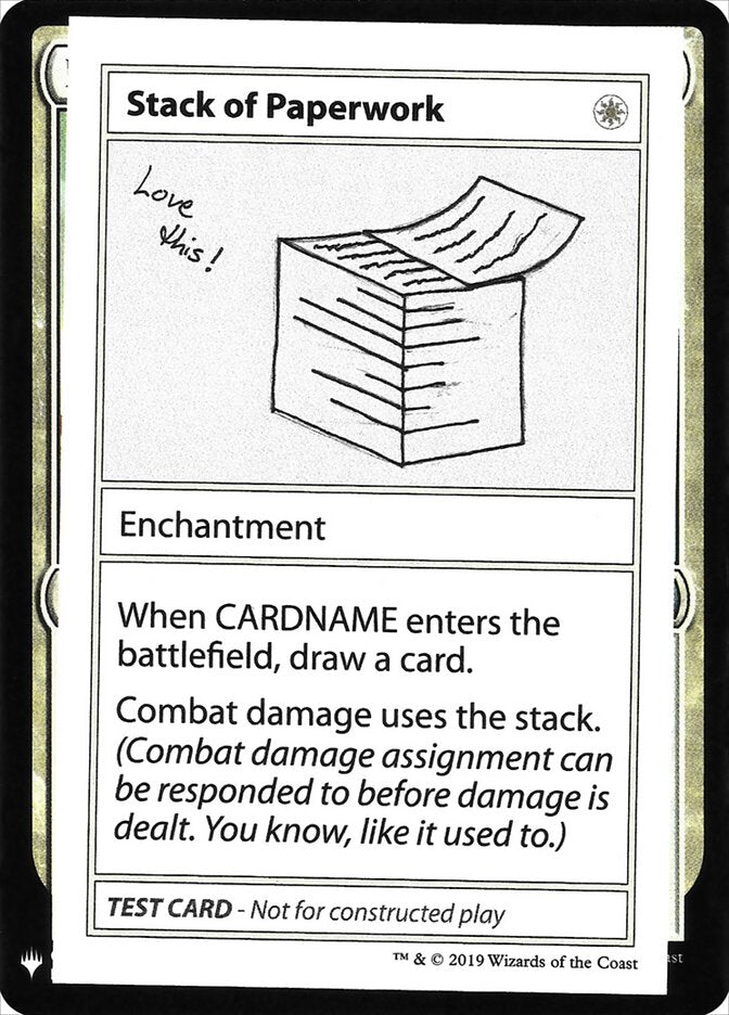 Stack of Paperwork - Magic: The Gathering - MoxLand
