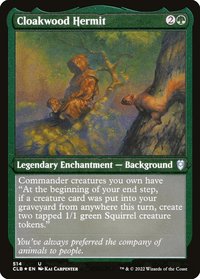 Eremita de Floresta do Manto / Cloakwood Hermit - Magic: The Gathering - MoxLand