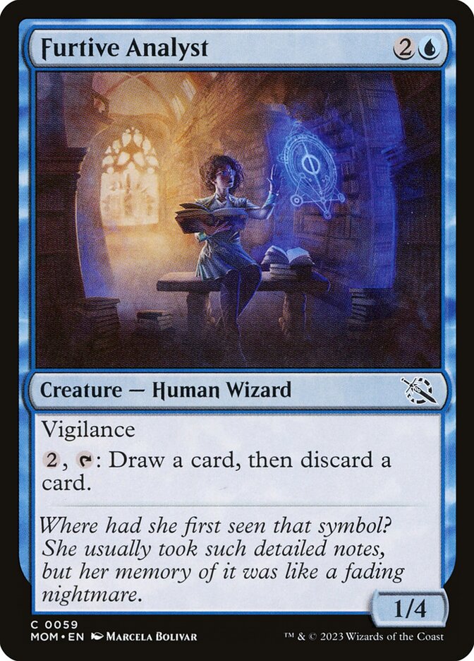 Analista Furtiva / Furtive Analyst - Magic: The Gathering - MoxLand
