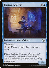 Analista Furtiva / Furtive Analyst - Magic: The Gathering - MoxLand