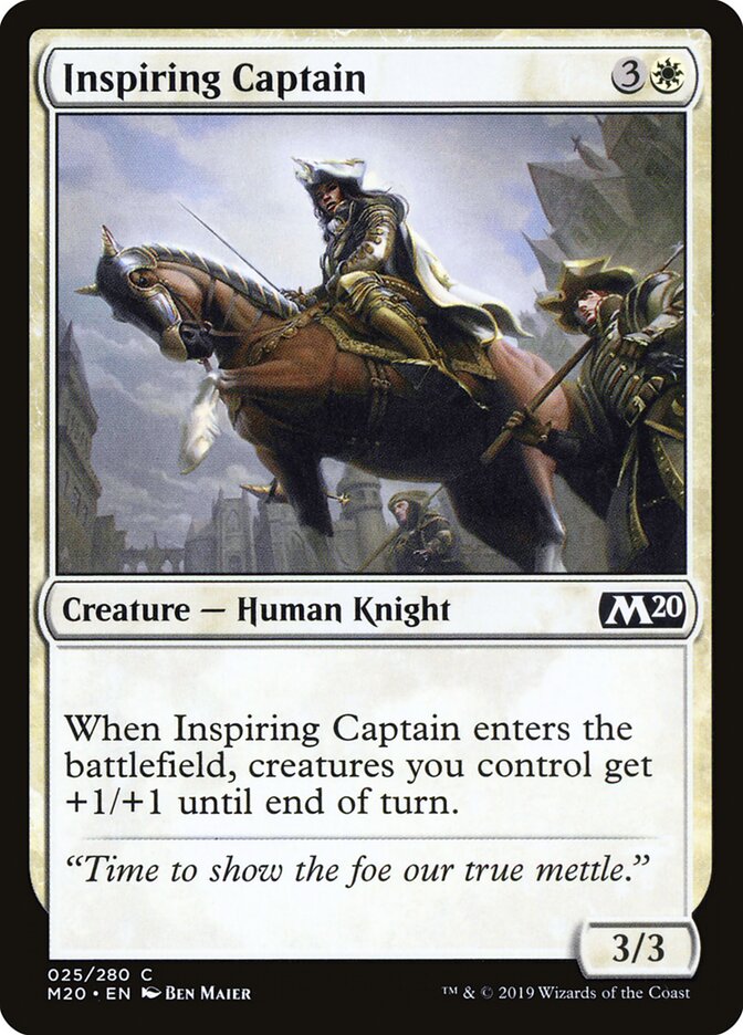 Capitão Inspirador / Inspiring Captain - Magic: The Gathering - MoxLand