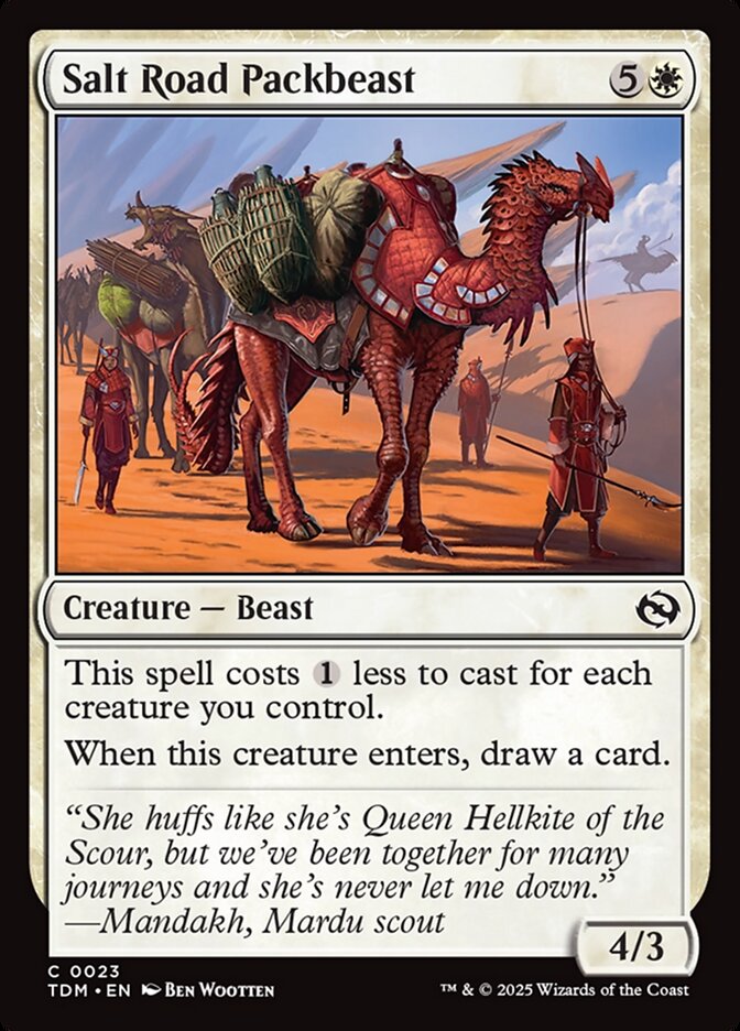 Besta de Carga da Estrada de Sal / Salt Road Packbeast - Magic: The Gathering - MoxLand