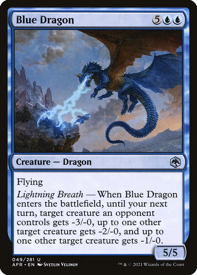 Dragão Azul / Blue Dragon - Magic: The Gathering - MoxLand