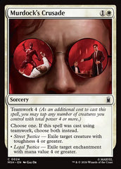 Murdock's Crusade - Magic: The Gathering - MoxLand